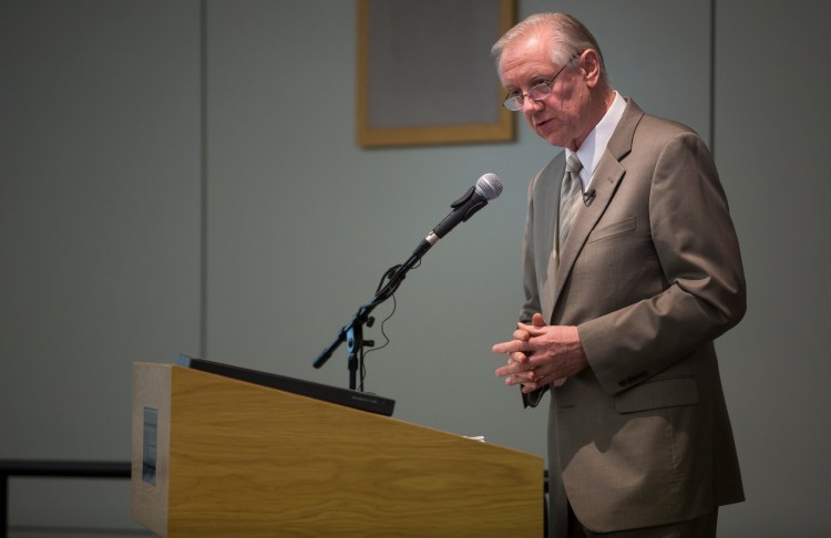   Michael Otterson, managing director of Public Affairs for The Church of Jesus Christ of Latter-day Saints.  &nbsp;  © Photo courtesy of UVU. All rights reserved.  